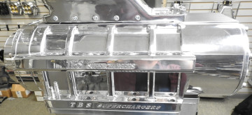 2351   TBS BB Chevy EFI Blower Pkg. 14-71 Gas- E-85 High Helix  Std Deck Complete w , 8mm Drive